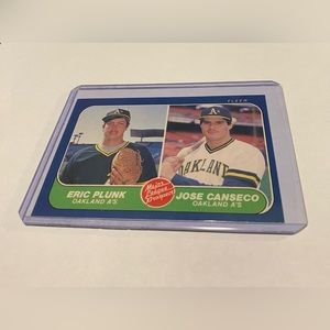 Jose Canseco 1986 Fleer Rookie major league Prospects Baseball card Vintage